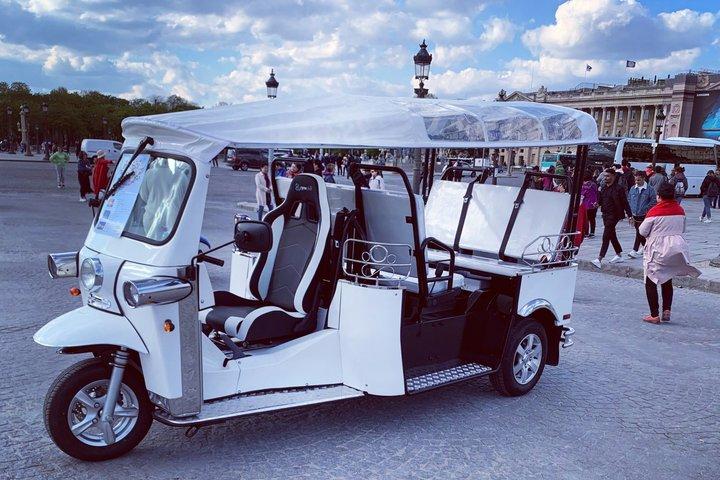 Paris: Visite en Tuktuk electrique avec arrêts photo et audio