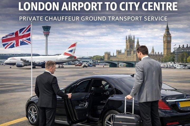 Transferência privada de Londres: Heathrow, Gatwick ou Stansted para o Hotel