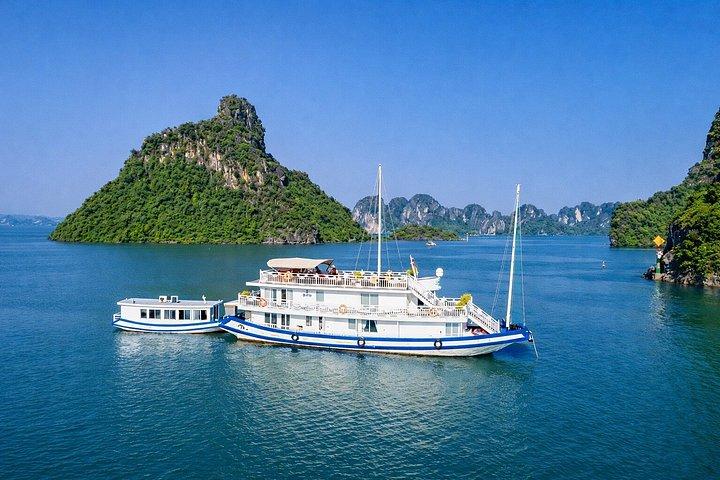 ハロン湾からプライベートクルーズ-ランハ湾-白頭龍湾