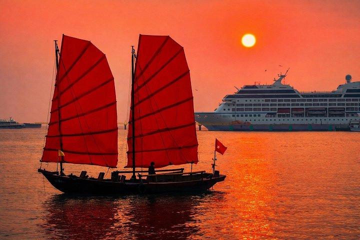 ハロン湾からプライベートクルーズ-ランハ湾-白頭龍湾
