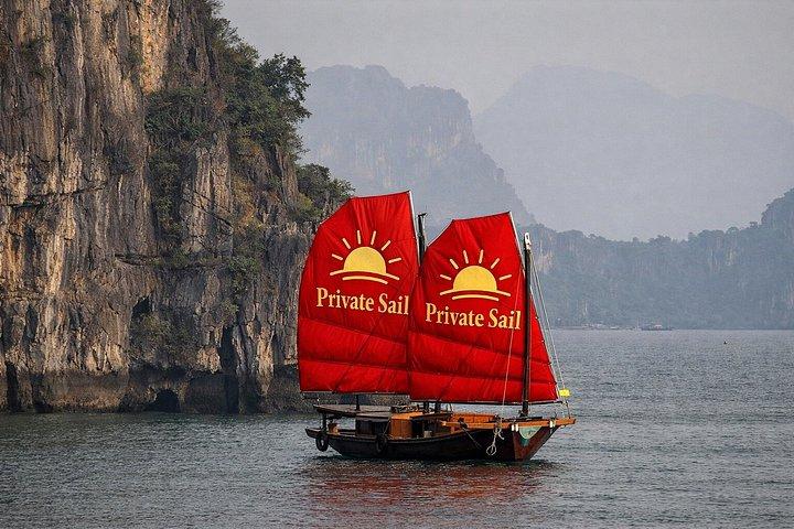 ハロン湾からプライベートクルーズ-ランハ湾-白頭龍湾
