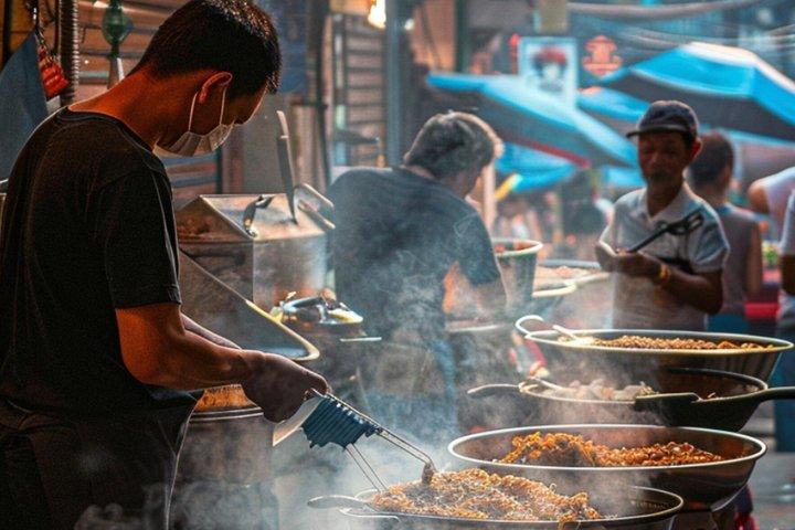 Amazing Halvdag Bangkok Street Food Tour af Electric Tuk-Tuk