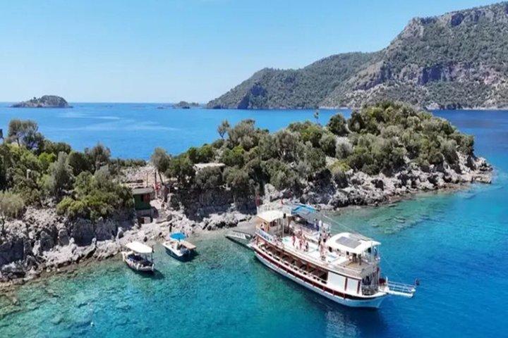 Fethiye : Croisière en bateau sur Butterfly Valley & Blue Bays