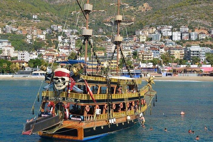 Alanya Pirate Boat Trip with Meal, Drinks and Foam Party