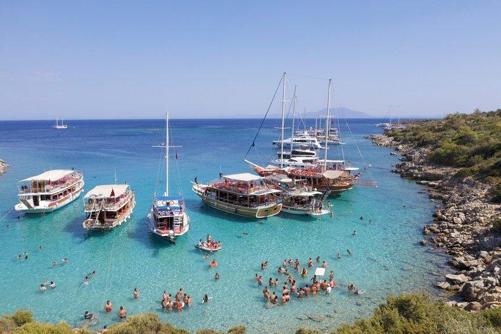 Bodrum Orak Island Boat Trip Include Hotel Transfer and Lunch