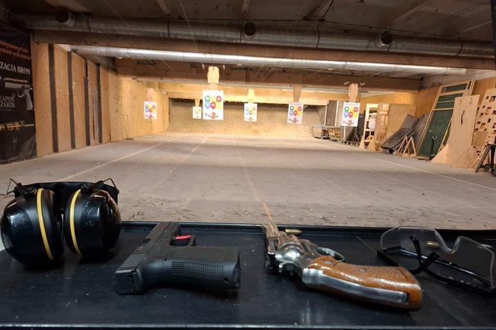 Krakow Shooting Range com transfer (coleta do hotel)
