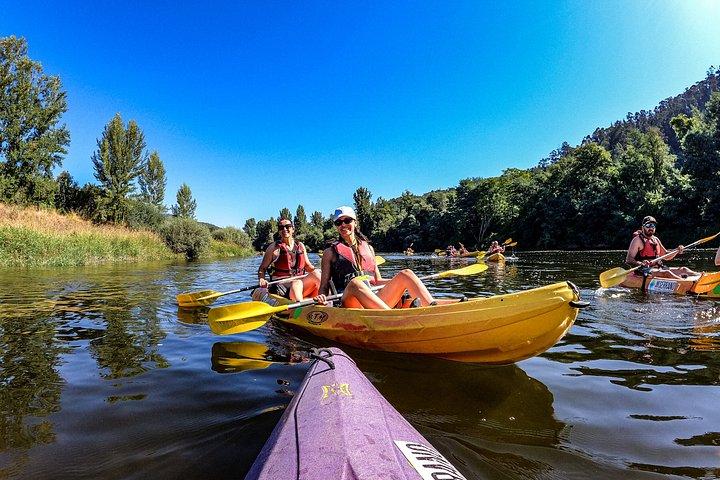 Canoeing on the Mondego River