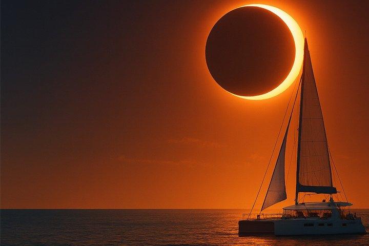 Crociera di 3 ore sull'eclissi solare in mare in Spagna 2026 Cartagena