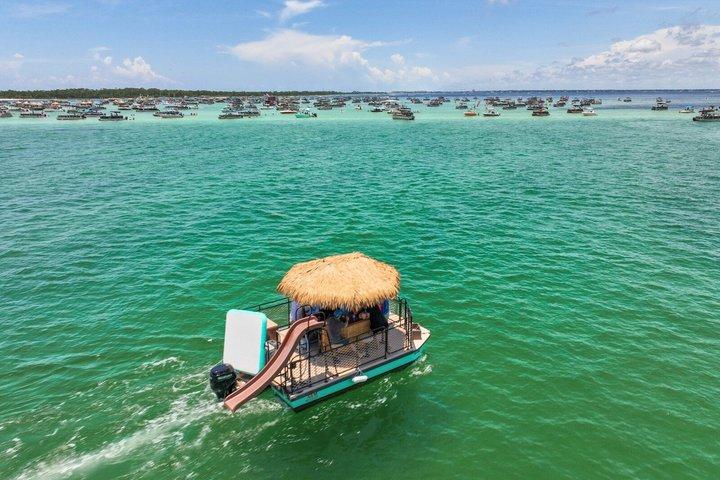 Private Crab Island Sandbar Cruise auf dem Tiki Pub