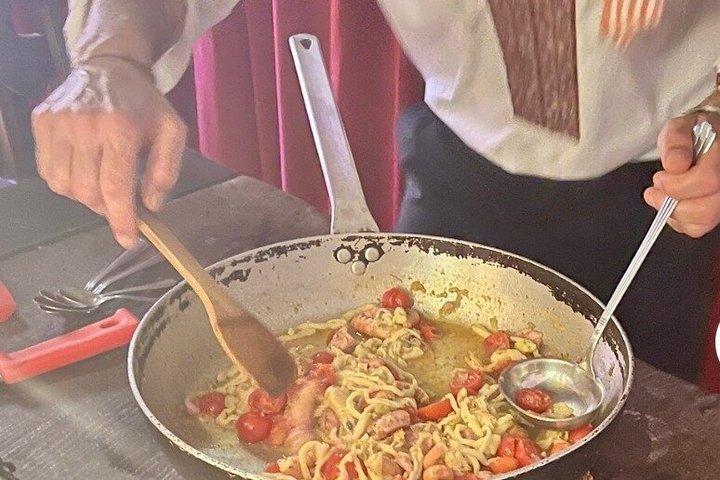 ヴェネツィアの船乗りとマーケットツアーと料理教室