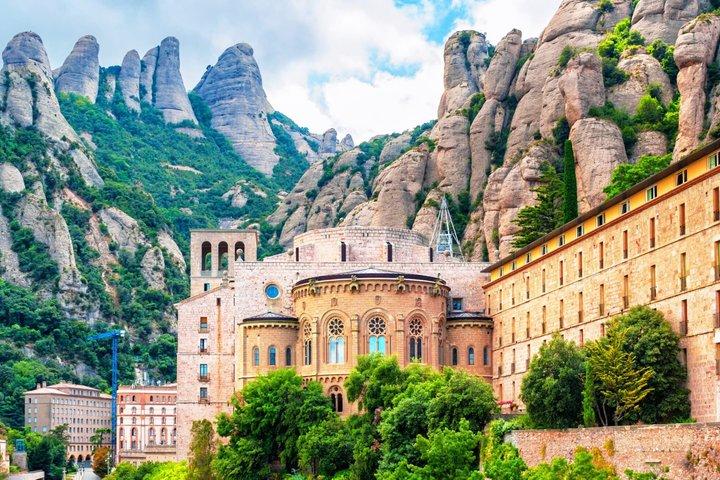 Privat Montserrat Tour Abbey Santa Cecilia och naturskön vandring