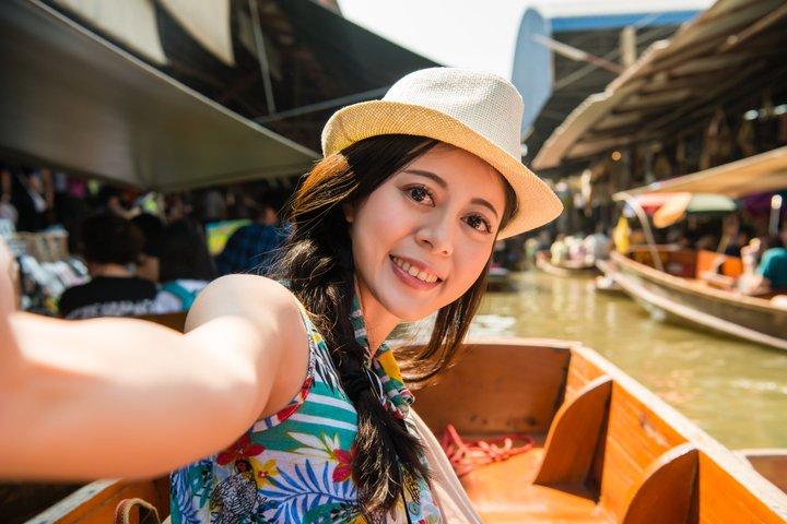 Von Bangkok : Ayutthaya Tagesausflug mit Eisenbahn und schwimmendem Markt