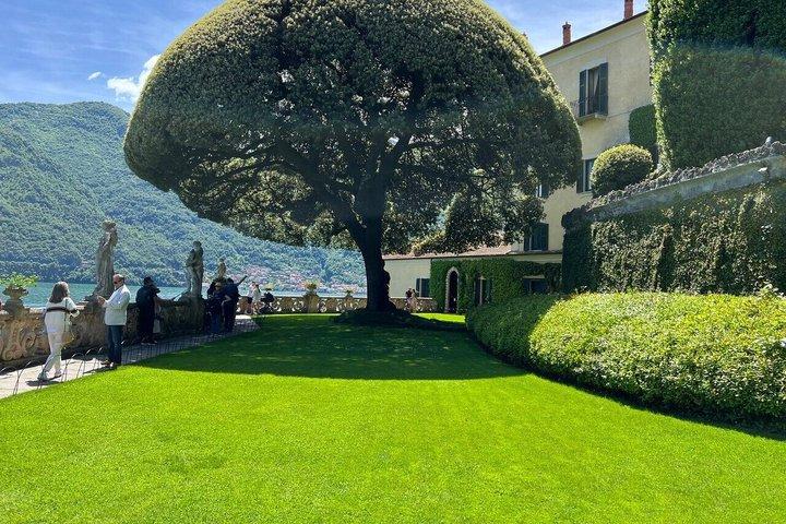 Lago de Como de Milão Vila Balbianello e Bellagio
