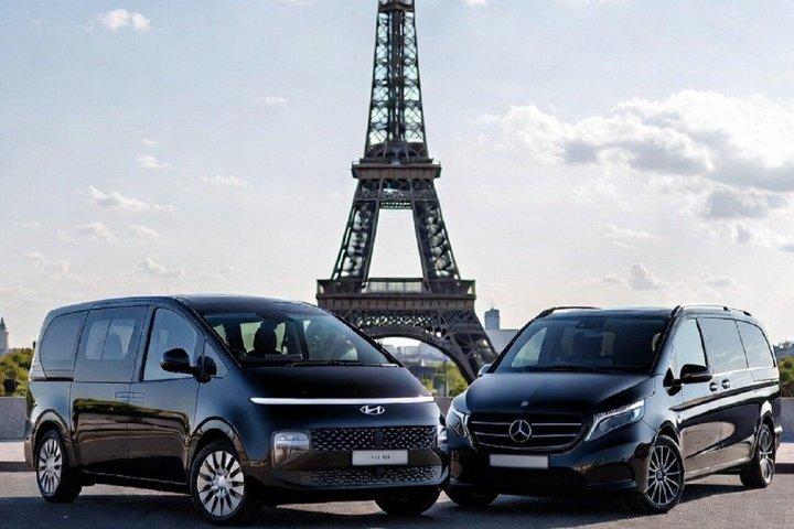 Private transfer EN VAN - DE Paris CDG Airport to Disneyland
