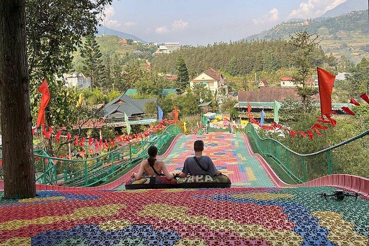 Sapa : CatCat, Alpine Coaster, インフレータブルチューブ, Moana Tour