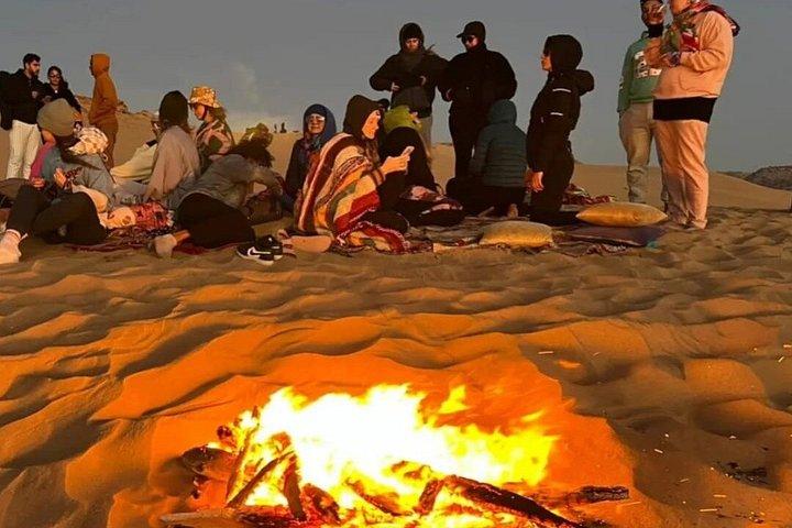 Agadir/Taghazout: Sandboarding, Dinner & Fire, Quad/Camel Option