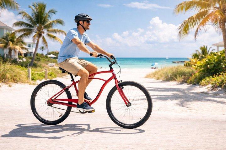 アンナマリア島の男性用自転車レンタル