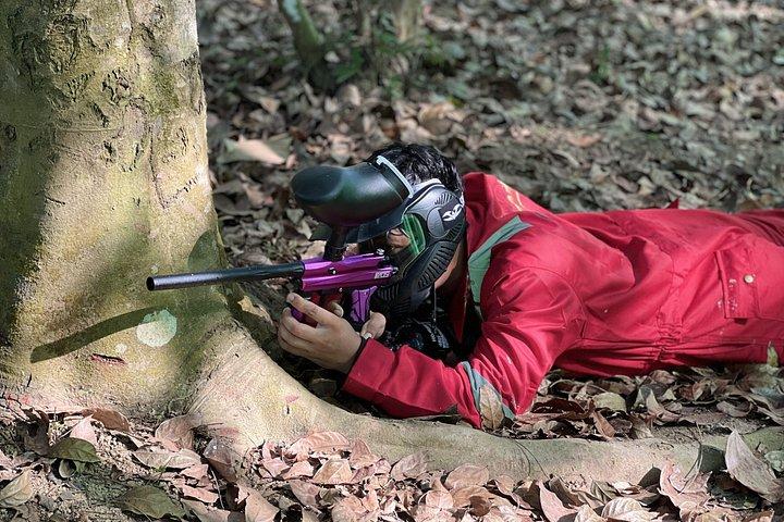 プーケット発の究極のアウトドアペイントボールアドベンチャー体験