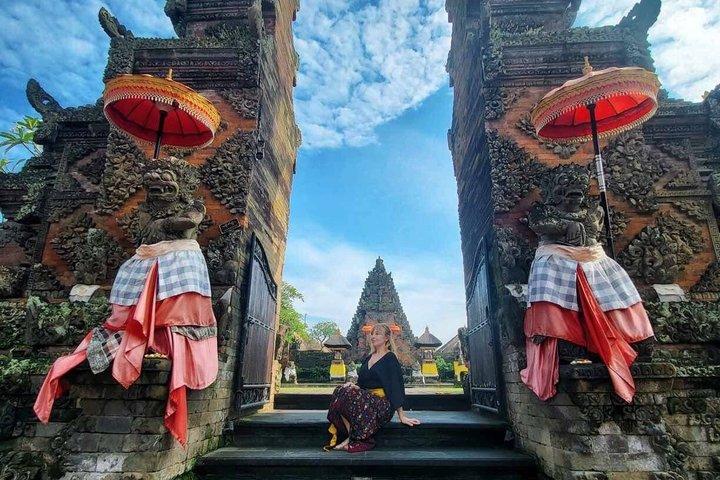 Tour privado de Ubud Cascadas, Templo y terraza de arroz Todo Incluido