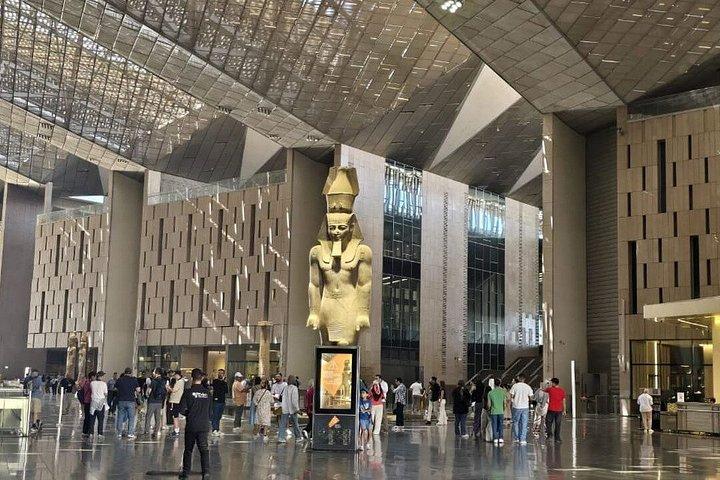 Cairo Grand Egyptian Museum & Pyramids from Hurghada