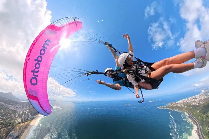 Tandem paragliding-flyvning i Rio de Janeiro med video.