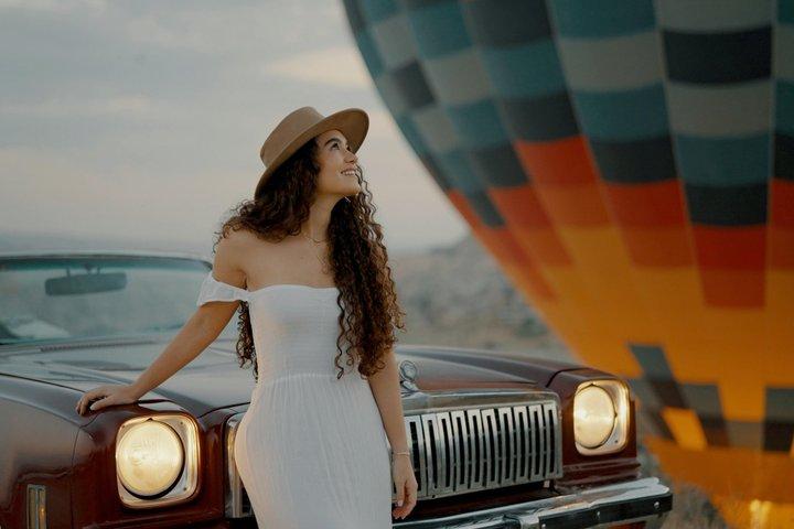 Cappadocia hot air balloon observation tur med hotel transfer