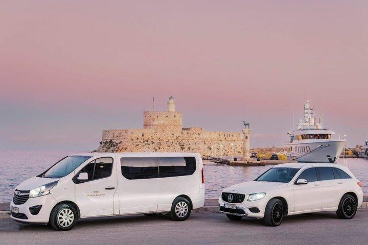 Rhodian lufthavn eller privat transfer til Kolymbia-området