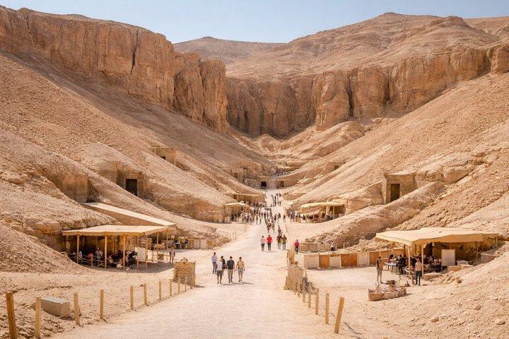 Excursion d’une journée à Louxor – Vallée des Rois & Karnak , Déjeuner – Hurghada
