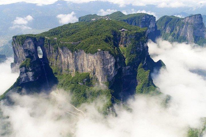 Visite privée de 1 jour de Zhangjiajie à Tianmen Mountain & Glass Bridge
