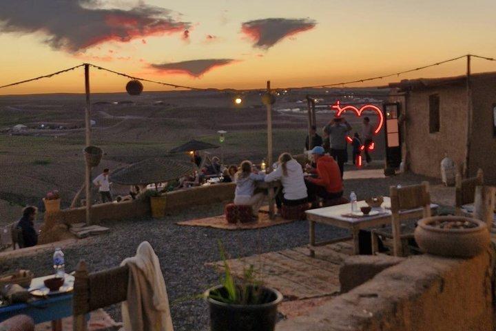 Marrakech: Dinner Wow Sunset Camel ride in Agafay