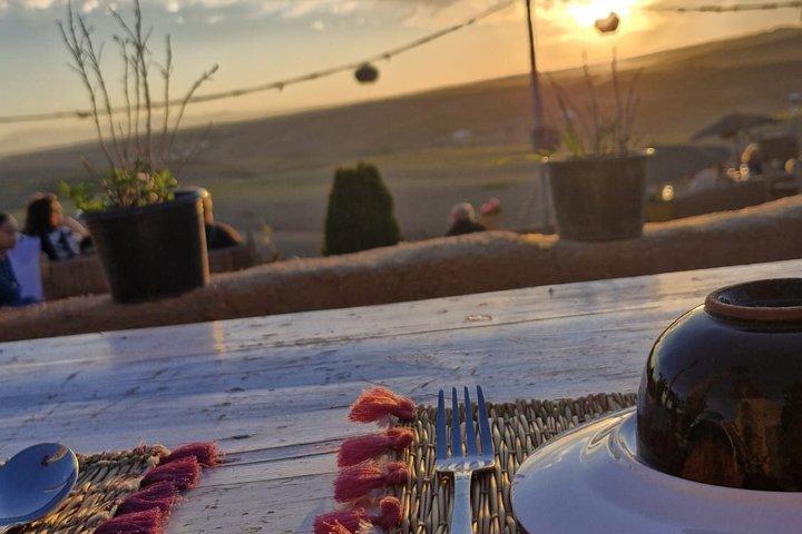 Agafay Desert Sunset Camel Ride and Dinner from Marrakech