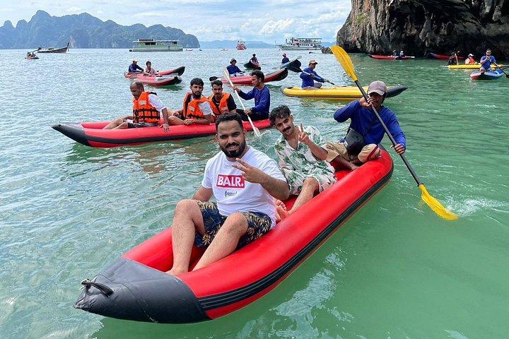 プーケット：ジェームズボンド島、ヤオヤイ島、ナカ島をスピードボートで