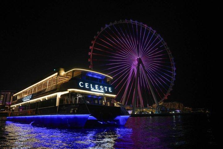 Luxury Dubai Marina Dhow Cruise – International Buffet & Tanoura