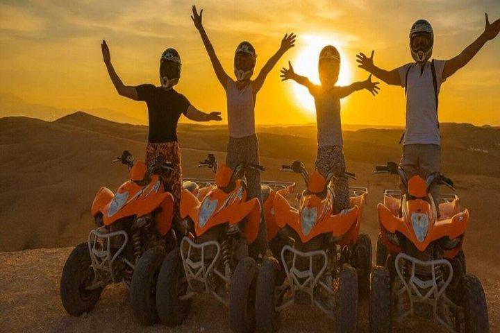 Agafay Desert Quad & Camel Rides with Dinner Show