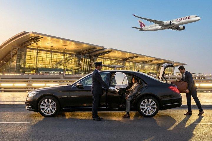 Doha Private Chauffeur Service: Auto met Chauffeur voor 4 of 8 Uren