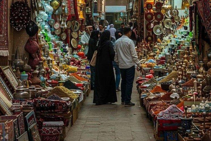 VIP Khan El Khalili compras e cruzeiro de jantar do Nilo