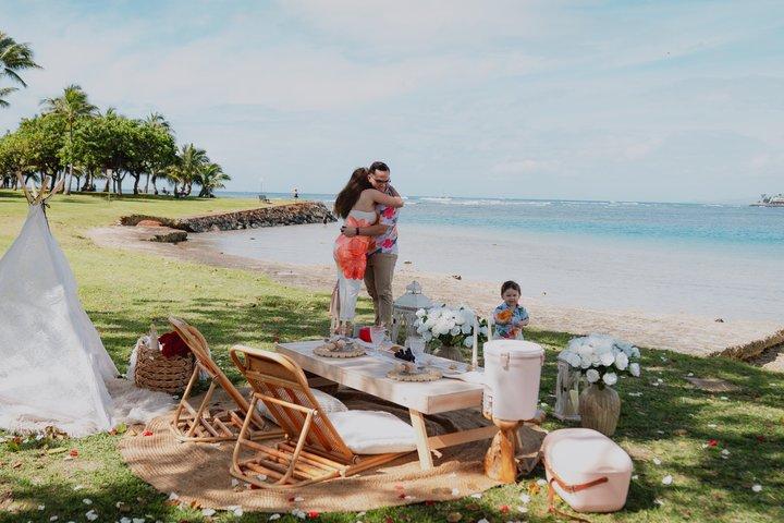 Picknick op het strand van Oahu: privé-luxe-ervaring