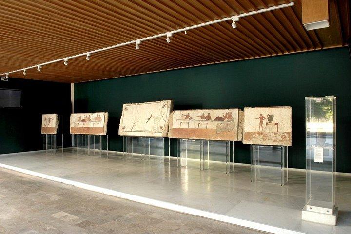 プライベートサレルノ海岸エクスカーションパエストゥムと考古学博物館