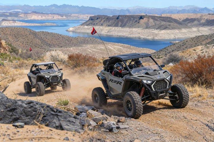 ミード湖国立公園/コロラド州セルフガイド付きUTV/カミソリレンタル