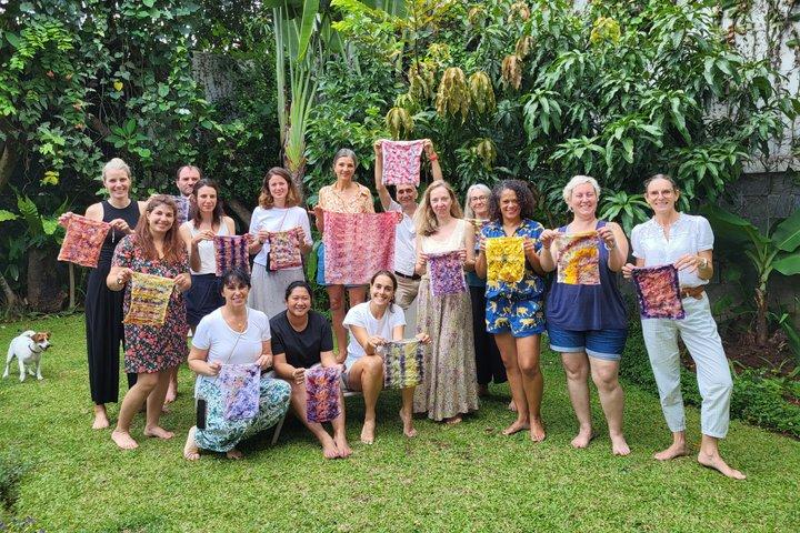 Create Unique Textile Art with Indonesian Flowers