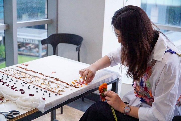 Create Unique Textile Art with Indonesian Flowers