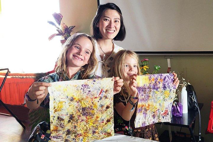 Create Unique Textile Art with Indonesian Flowers
