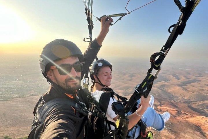 Paragliding experience in Agafay desert from Marrakech