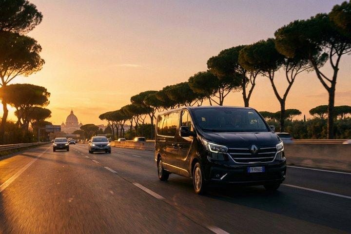 Transfert privé : de Rome à l'aéroport FCO