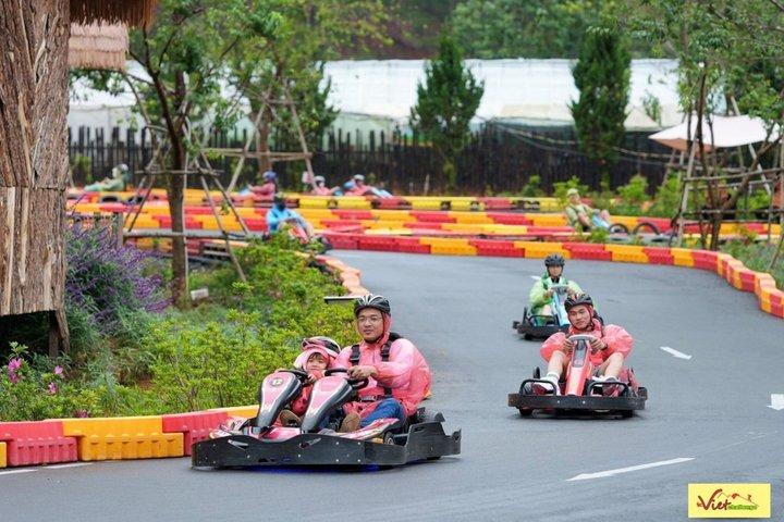 Dalat Halbtagsnachmittag : Go-Kart - Gong Show & Langbiang