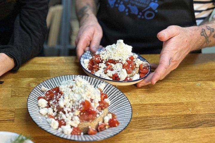 Athens Evening Meze Class with Wine and Spirits