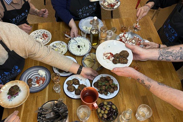 Athens Evening Meze Class with Wine and Spirits