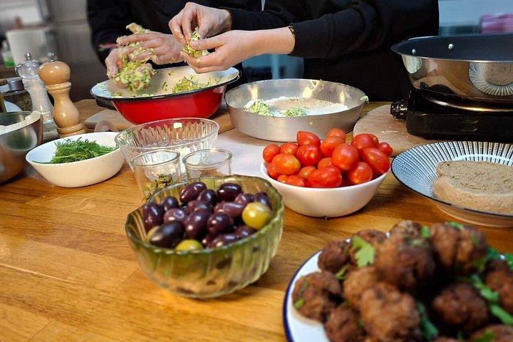 Athens Evening Meze Class with Wine and Spirits