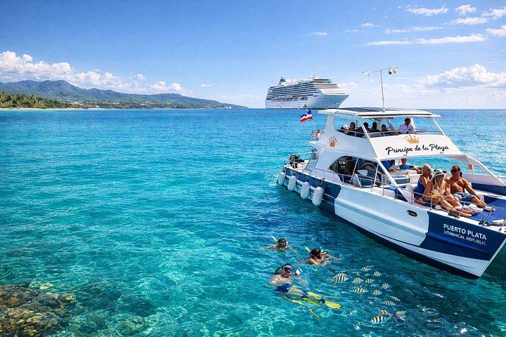 Puerto Plata Cruise Private Catamaran Snorkeling BBQ and Open Bar