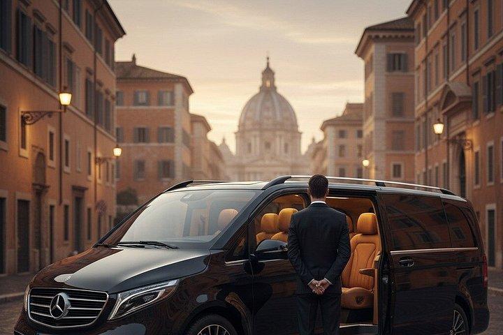 ローマのプライベート豪華メルセデス運転ツアー ベストセレクション